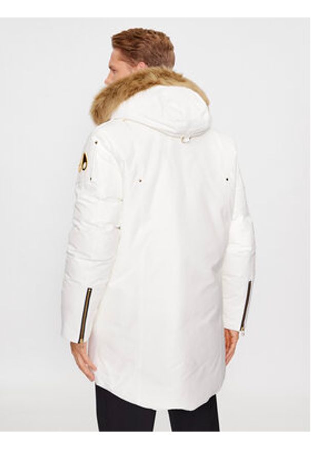 Moose Knuckles Kurtka puchowa Stag Lake Parka Écru Regular Fit. Materiał: bawełna