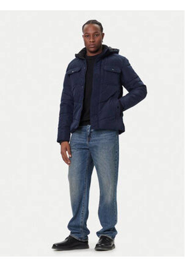 Jack & Jones Kurtka zimowa Morgan 12279687 Granatowy Regular Fit. Kolor: niebieski. Materiał: syntetyk. Sezon: zima