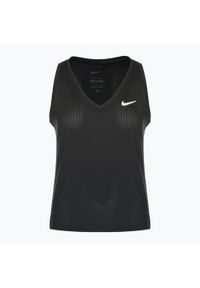 Tank top tenisowy damski Nike Court Dri-Fit Victory Tank. Kolor: czarny. Technologia: Dri-Fit (Nike). Sport: tenis