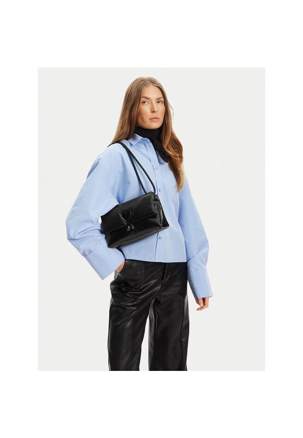 AMI PARIS - Torebka AMI Paris. Kolor: czarny. Styl: street