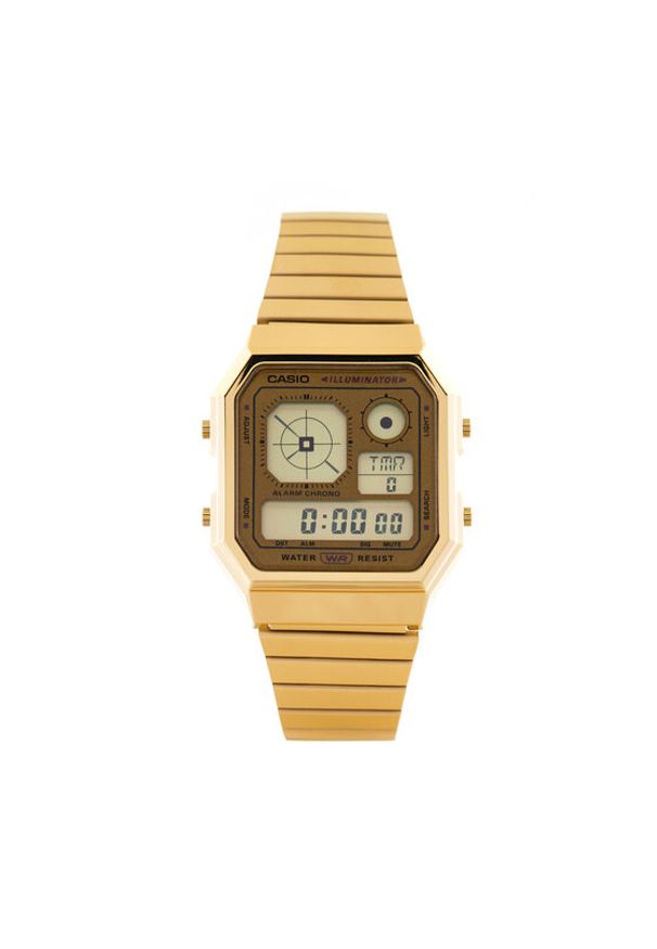 Casio Zegarek A130WEG-9AEF Złoty. Kolor: złoty