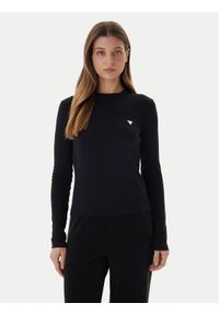 Guess Bluzka V6RI00 KD741 Czarny Slim Fit. Kolor: czarny. Materiał: bawełna #1