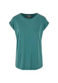 Urban Classics - Damska Koszulka Na Ramiączkach Z Modalu. Kolor: niebieski. Długość rękawa: na ramiączkach. Sport: turystyka piesza #1