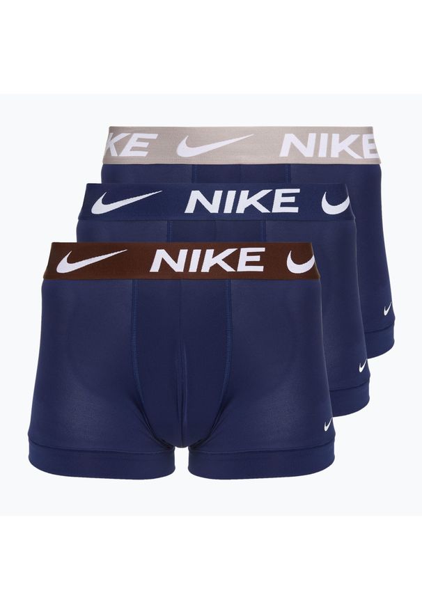 Bokserki męskie Nike Dri-Fit Essential Micro Trunk 3 pary. Kolor: wielokolorowy. Technologia: Dri-Fit (Nike)