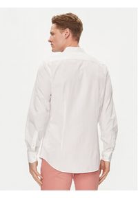 TOMMY HILFIGER - Tommy Hilfiger Koszula MW0MW34650 Biały Slim Fit. Kolor: biały. Materiał: bawełna #3