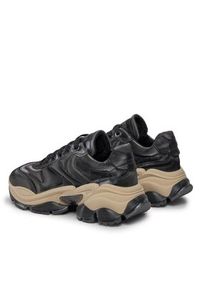 Bronx Sneakersy Platform sneaker 66462B-P Czarny. Kolor: czarny. Materiał: materiał. Obcas: na platformie #4