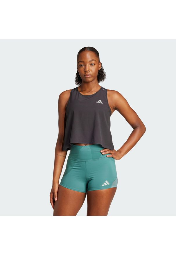 Adidas - Top do biegania Adi365 Running CLIMACOOL+. Kolor: czarny. Technologia: ClimaCool (Adidas). Sport: bieganie