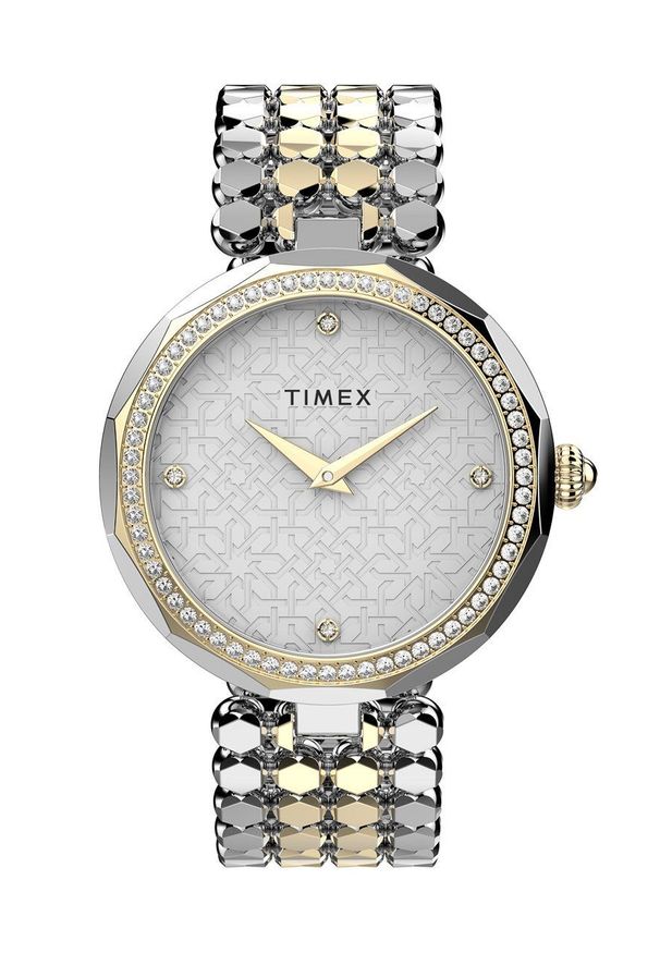 Timex - Zegarek TW2V02700. Kolor: srebrny. Materiał: materiał