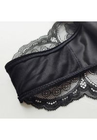 Intica - Bikini koronkowe z elastycznym wykończeniem czarne Barteldina. Kolor: czarny. Materiał: koronka. Wzór: koronka #9