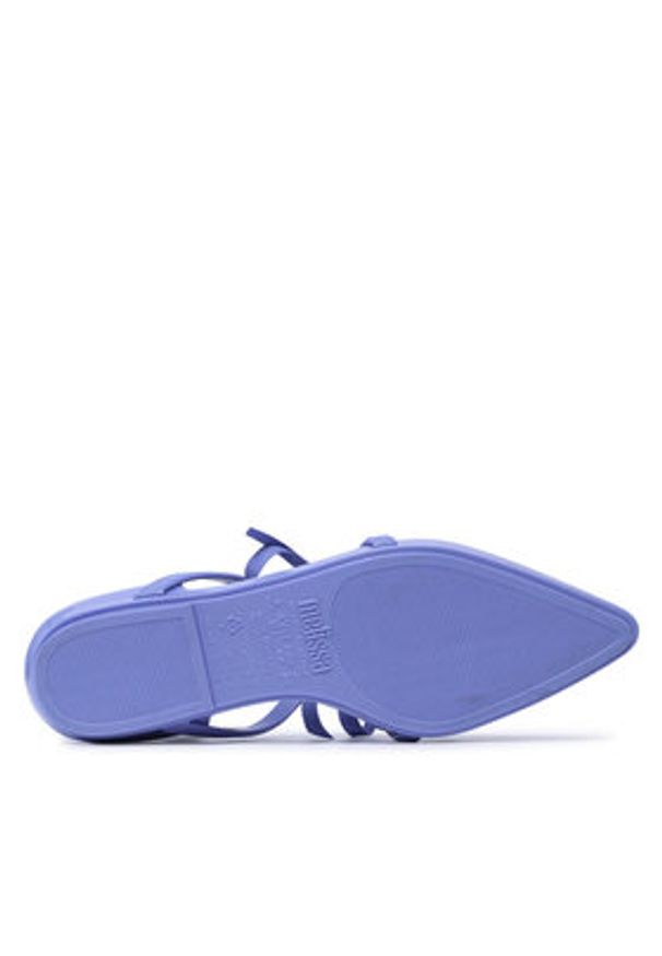 melissa - Melissa Baleriny Pointy Stripe Jason 33435 Fioletowy. Kolor: fioletowy