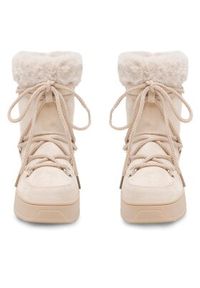 Jenny Fairy Śniegowce WS290101-01 Beżowy. Kolor: beżowy. Materiał: materiał #5