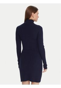 Kontatto Sukienka dzianinowa 3M0827C Granatowy Slim Fit. Kolor: niebieski. Materiał: syntetyk #2