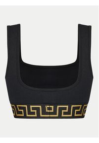 VERSACE - Versace Biustonosz top 1013323 1A10011 Czarny. Kolor: czarny. Materiał: bawełna #7