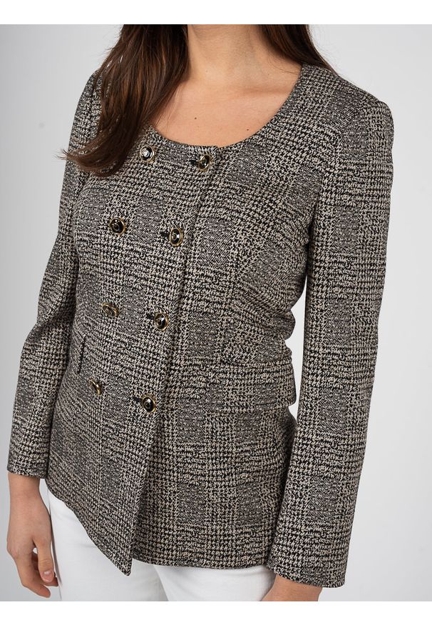 Pinko Marynarka "Eugenia" | 1G1891 Y31E | Kobieta | Wielokolorowy. Kolor: wielokolorowy. Materiał: wiskoza, elastan, poliamid. Wzór: aplikacja. Styl: klasyczny