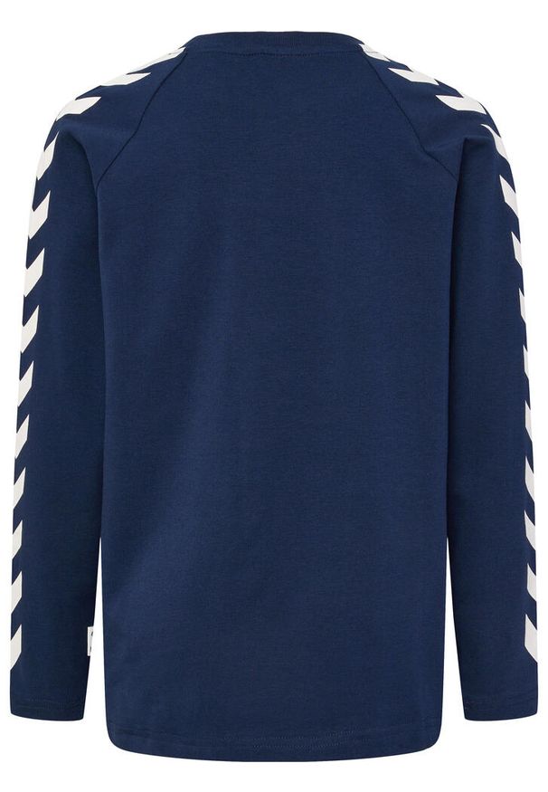 T-shirt chłopięcy Hummel hmlBOYS. Kolor: niebieski. Materiał: bawełna. Długość rękawa: długi rękaw. Sezon: zima
