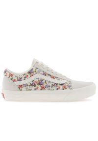 Buty Vans Old Skool Vintage Floral Mar VN0007NTFS81 - multikolor. Okazja: na co dzień. Kolor: wielokolorowy. Materiał: tkanina, zamsz, guma. Szerokość cholewki: normalna. Model: Vans Old Skool