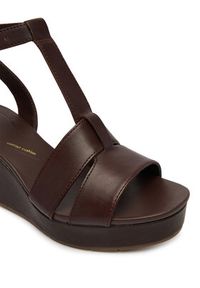 Clarks Sandały Sabina Hope 26186104 Brązowy. Kolor: brązowy. Materiał: skóra #5