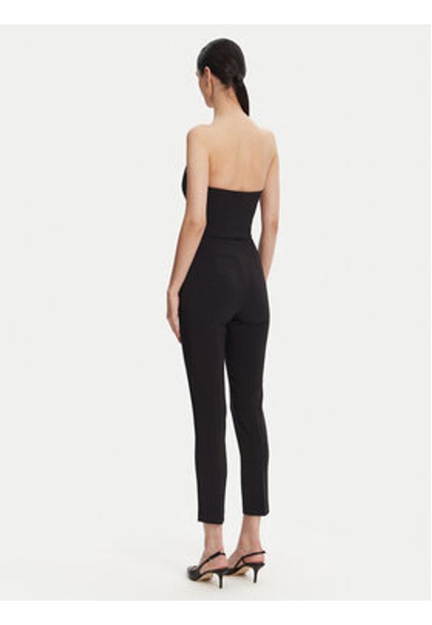 Elisabetta Franchi Kombinezon TU-039-51E2 Czarny Regular Fit. Kolor: czarny. Materiał: syntetyk