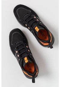 adidas TERREX Buty męskie kolor czarny. Nosek buta: okrągły. Zapięcie: sznurówki. Kolor: czarny. Materiał: guma. Model: Adidas Terrex #3
