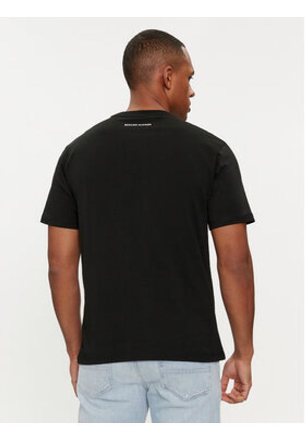 Save The Duck T-Shirt DT1709M BESY18 Czarny Regular Fit. Kolor: czarny. Materiał: bawełna