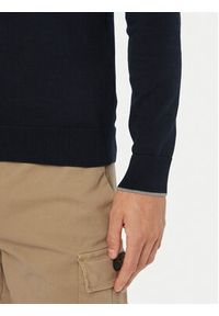 Aeronautica Militare Sweter 262MA1670UL00506 Granatowy Regular Fit. Kolor: niebieski. Materiał: bawełna #2
