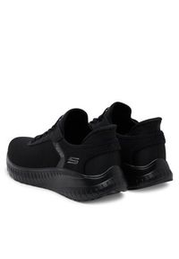 skechers - Skechers Sneakersy Bobs Squad Chaos-Tough Walk 118303/BBK Czarny. Kolor: czarny. Materiał: materiał #4