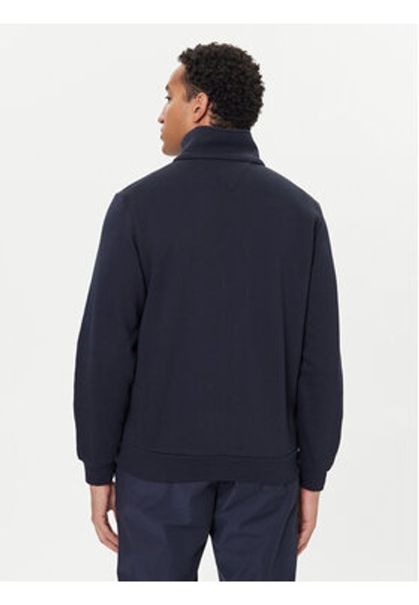 TOMMY HILFIGER - Tommy Hilfiger Bluza Global Stripe MW0MW40481 Granatowy Regular Fit. Kolor: niebieski. Materiał: bawełna, syntetyk