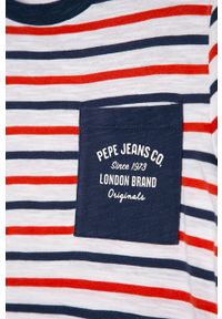 Pepe Jeans - T-shirt dziecięcy Arnold 128-176 cm. Okazja: na co dzień. Kolor: wielokolorowy. Materiał: bawełna, dzianina. Wzór: nadruk. Styl: casual #2
