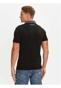 Guess Polo M4BP66 J1314 Czarny Regular Fit. Typ kołnierza: polo. Kolor: czarny. Materiał: bawełna #5