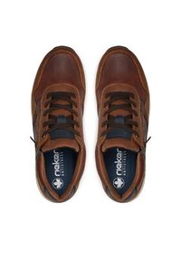 Rieker Sneakersy B0701-24 Brązowy. Kolor: brązowy
