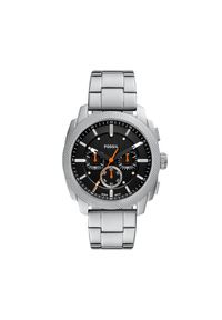 Fossil Zegarek Machine FS6095 Srebrny. Kolor: srebrny