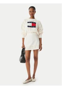 Tommy Jeans Spódnica mini DW0DW22297 Biały Regular Fit. Kolor: biały. Materiał: bawełna #5