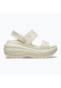 Sandały damskie Crocs Mega Crush. Kolor: beżowy