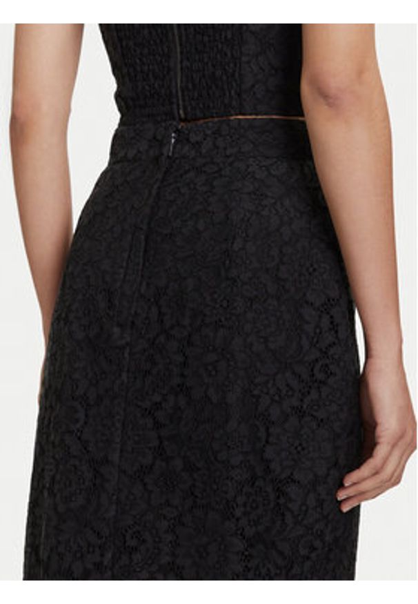 Guess Spódnica ołówkowa W5YD12 WHD00 Czarny Regular Fit. Kolor: czarny. Materiał: syntetyk