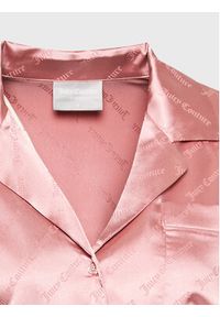 Juicy Couture Koszulka piżamowa Paquita Monogram JCLK222018 Różowy Regular Fit. Kolor: różowy. Materiał: syntetyk