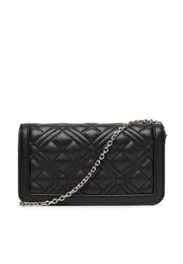 Love Moschino - LOVE MOSCHINO Torebka JC5681PP0NLA000B Czarny. Kolor: czarny. Materiał: skórzane