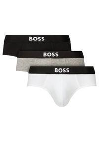 BOSS Komplet 3 par slipów Hipbr 3P Boss One 50546561 Kolorowy. Materiał: bawełna. Wzór: kolorowy