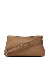 Guess Torebka Ella Logo Mini HWPD97 46730 Beżowy ciemny. Kolor: beżowy. Materiał: skórzane #2