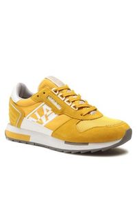 Napapijri Sneakersy Virtus NP0A4HL8 Żółty. Kolor: żółty. Materiał: zamsz, skóra