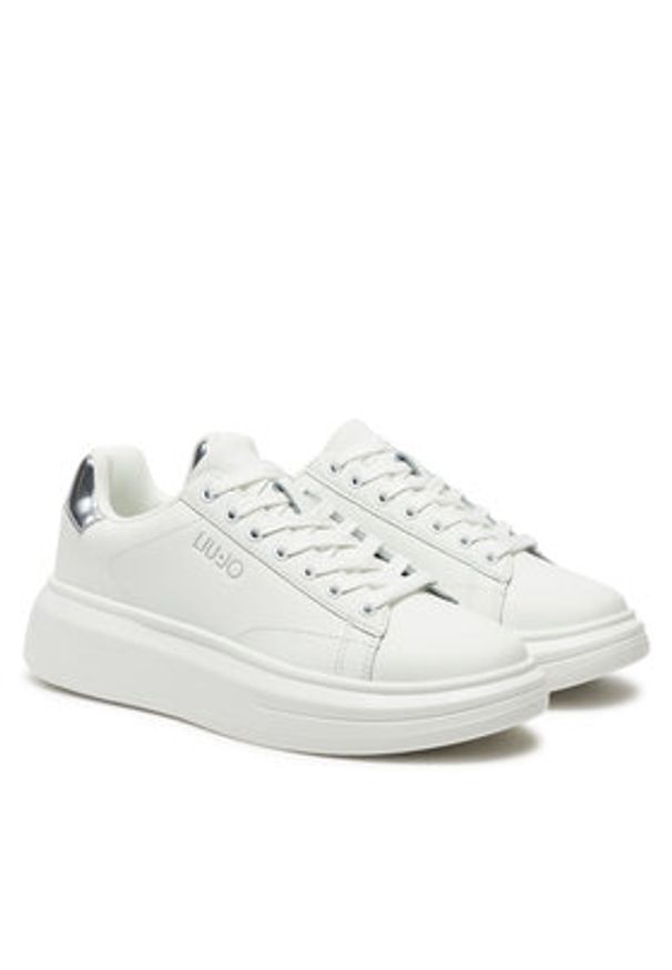 Liu Jo Sneakersy Babol 01 4F4753 PX474 Biały. Kolor: biały. Materiał: skóra