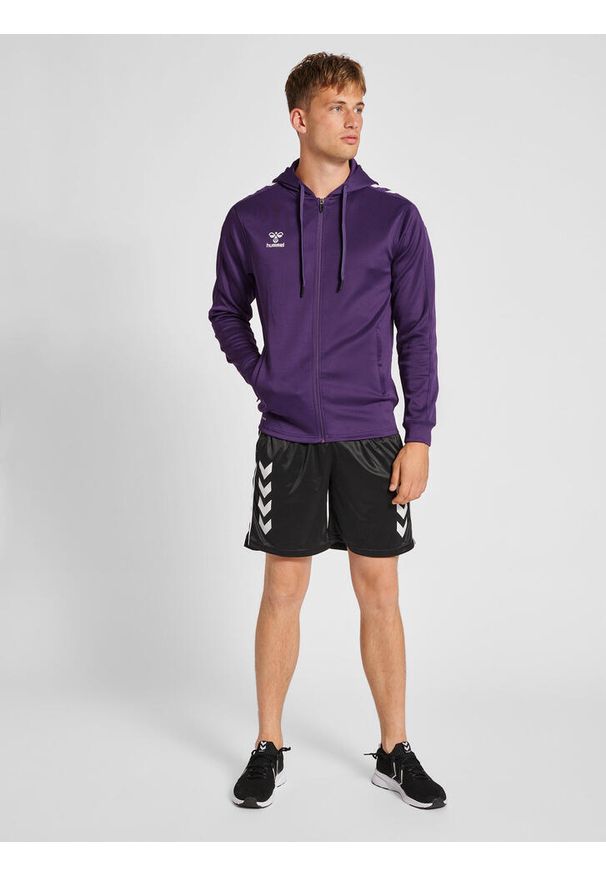 Bluza sportowa męska Hummel Zip. Kolor: biały, niebieski, wielokolorowy