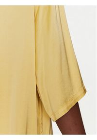 ViCOLO Bluzka TD0013 Żółty Relaxed Fit. Kolor: żółty. Materiał: satyna, wiskoza #4