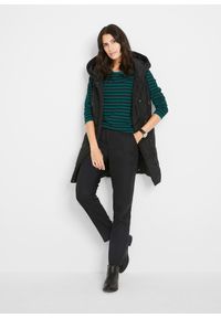 bonprix - Shirt z długim rękawem, z czystej bawełny organicznej. Kolor: czarny. Materiał: bawełna. Długość rękawa: długi rękaw. Długość: długie #2