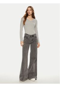 Guess Jeans Bluzka W4YI21 J1314 Szary Regular Fit. Kolor: szary. Materiał: bawełna #5