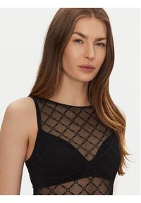 Elisabetta Franchi Body BO-020-51E2-V150 Czarny Slim Fit. Kolor: czarny. Materiał: syntetyk #3