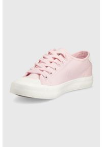 Levi's® - Levi's tenisówki dziecięce kolor różowy. Okazja: na spotkanie biznesowe. Nosek buta: okrągły. Zapięcie: sznurówki. Kolor: różowy. Materiał: guma. Styl: biznesowy #5