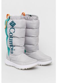 columbia - Columbia - Śniegowce Paninaro. Nosek buta: okrągły. Kolor: szary. Materiał: guma