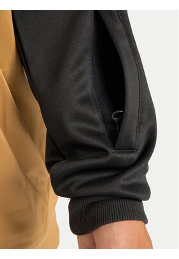 DC Shoes Bluza Dryden ADYFT03440 Brązowy Regular Fit. Kolor: brązowy. Materiał: syntetyk