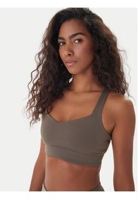 GIRLFRIEND COLLECTIVE - Girlfriend Collective Biustonosz sportowy Float Riley 1055 Beżowy. Kolor: beżowy. Materiał: syntetyk #5