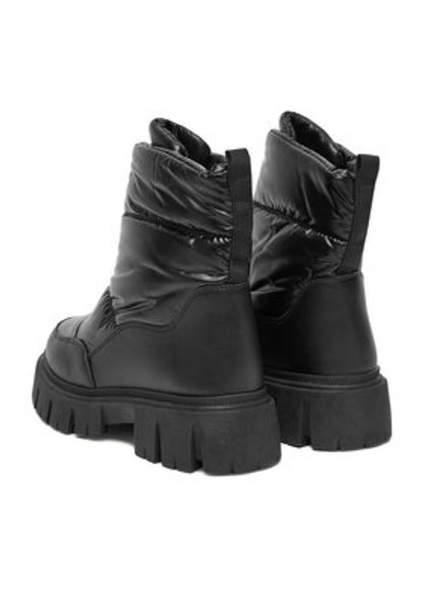 DeeZee Śniegowce HY211254 Czarny. Kolor: czarny. Materiał: materiał, syntetyk